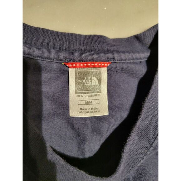 The North Face Men's Size M Crew Neck Comfort‎ Stretch Blue - Picture 3 of 7
